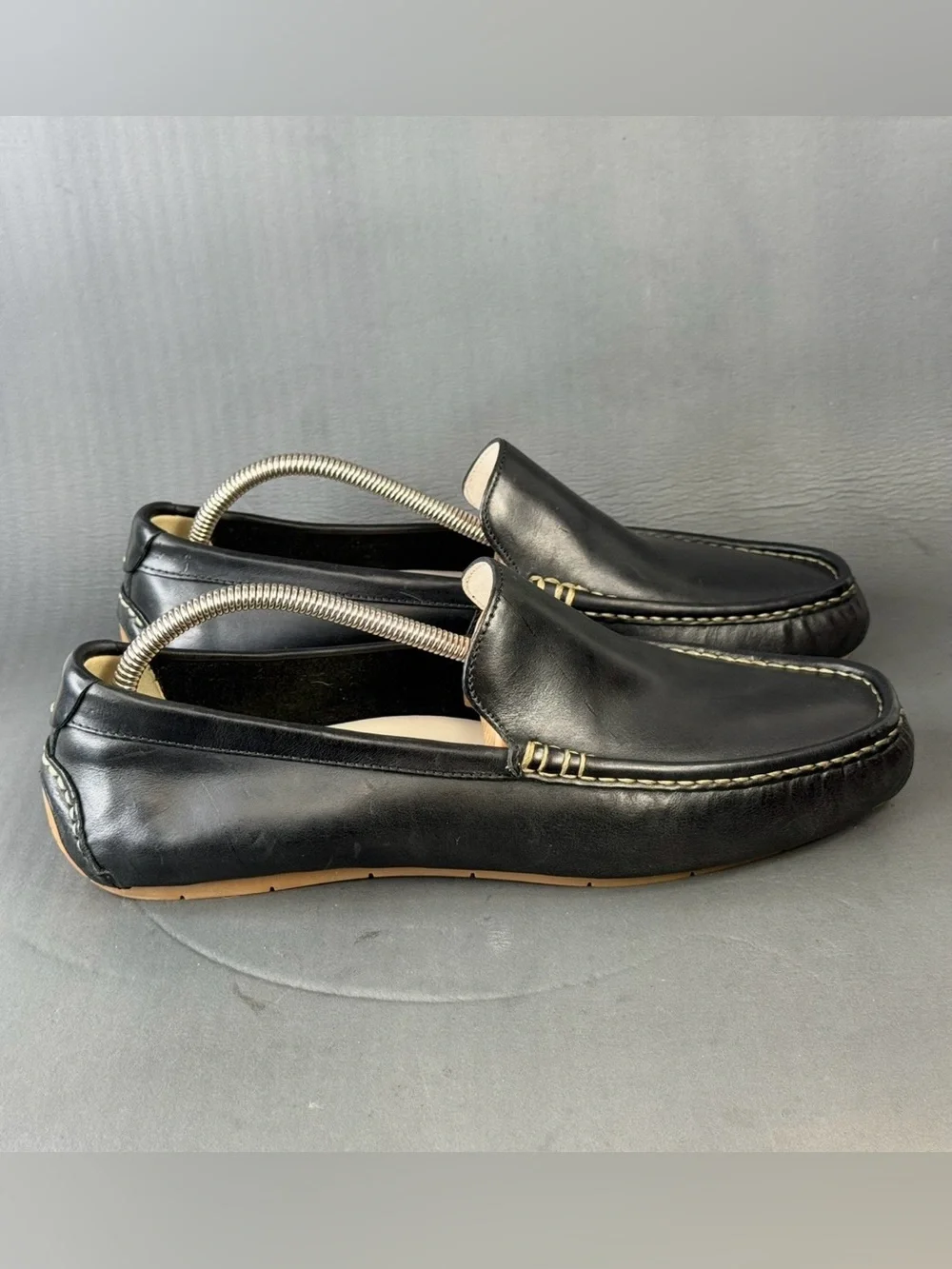 Cole Haan Somerset Venetian Loafers II Black leather mens size 10.5